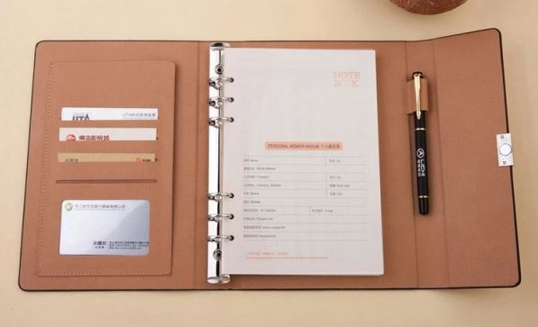 Usnjeni prenosni računalnik po meri A5 Leather Notebook custom agenda A5 notebook