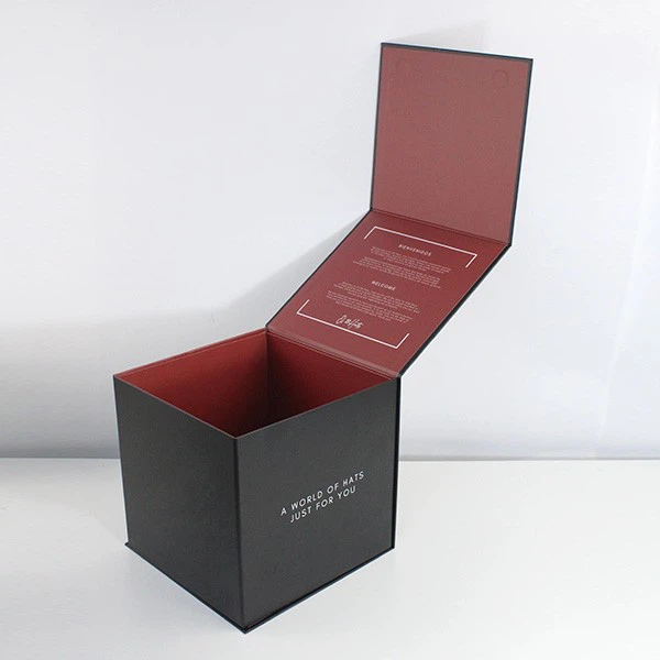Square Magnetic Closure 2 Piece Folding Box