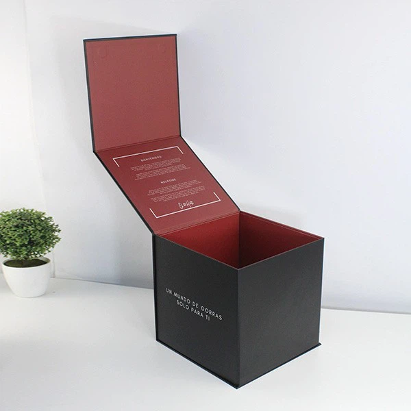 Square Magnetic Closure 2 Piece Folding Box